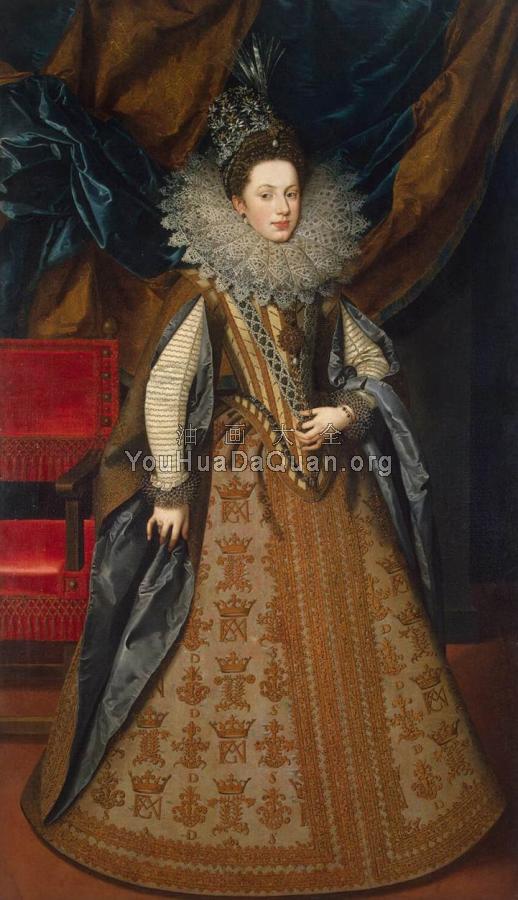 Portrait of Margaret of Savoy, Duchess of Mantua - 弗兰斯·普布斯